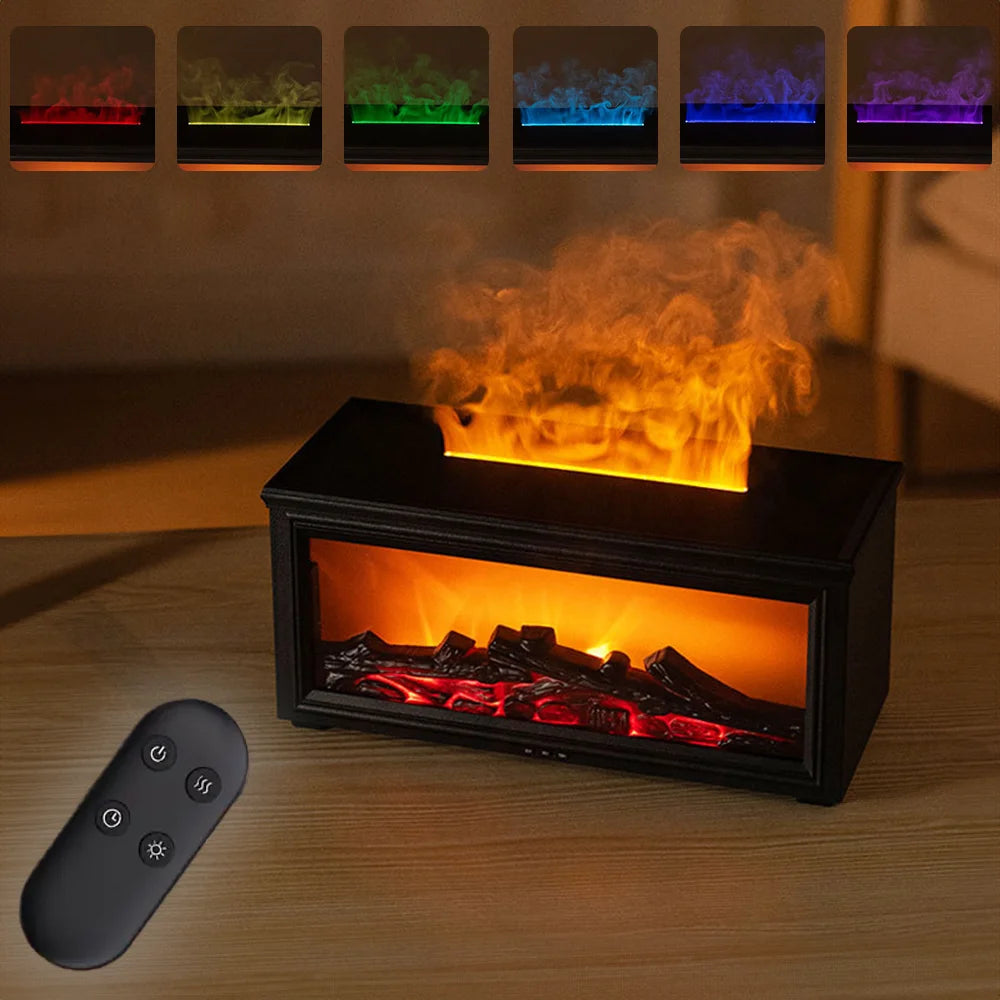 Farbiger Flammen-Effekt Aroma Diffusor