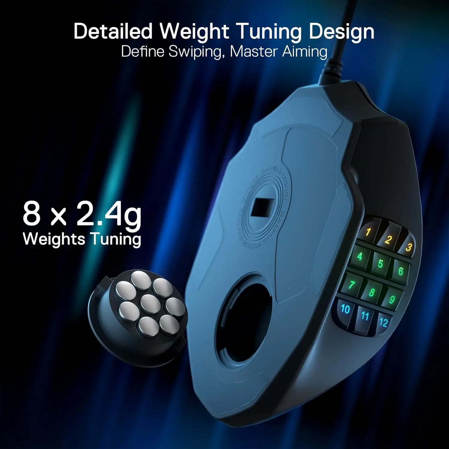 Souris Gaming Filaire RGB Redragon M908