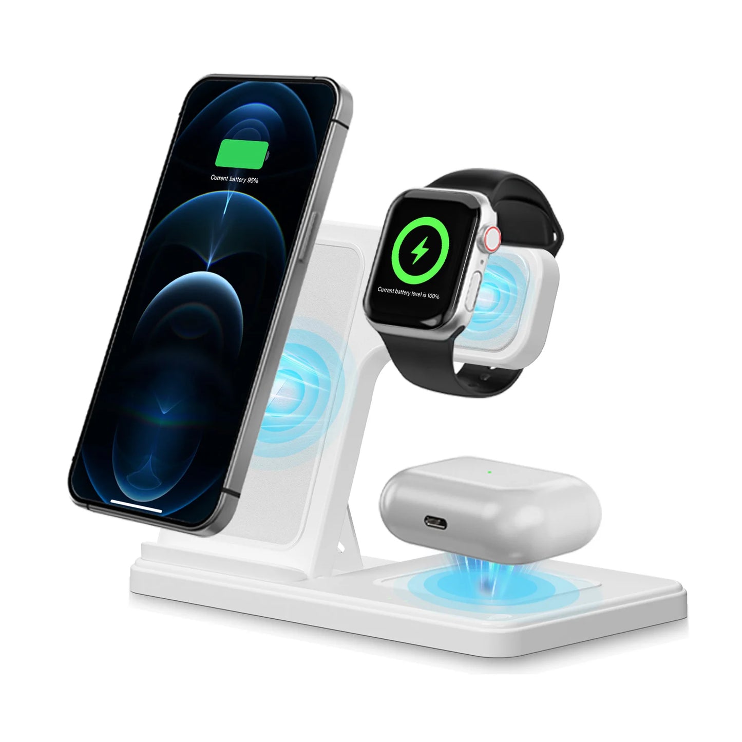 3-in-1 magnetische kabellose Ladestation